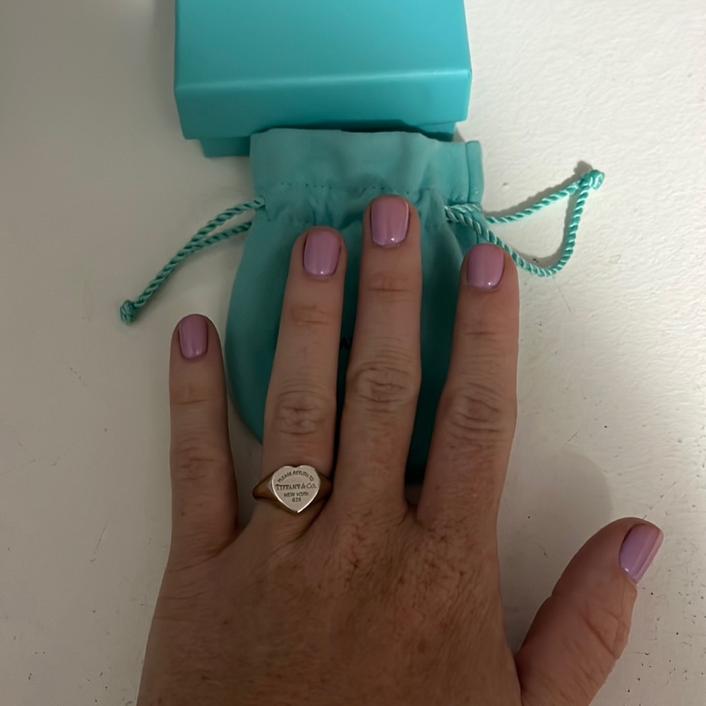Return to Tiffany heart ring size 6